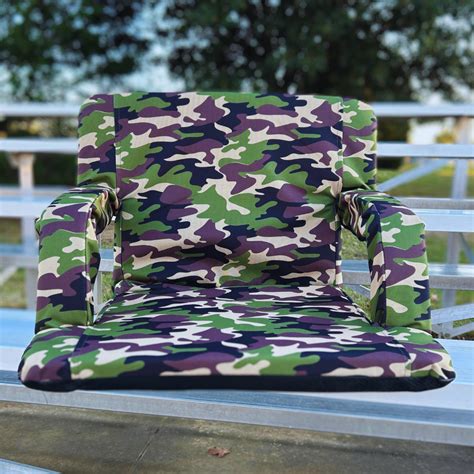 Camo 23" Stadium Seat with Armrests – The Last Stag