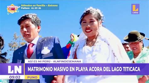 Matrimonio Masivo En La Playa Acora Youtube