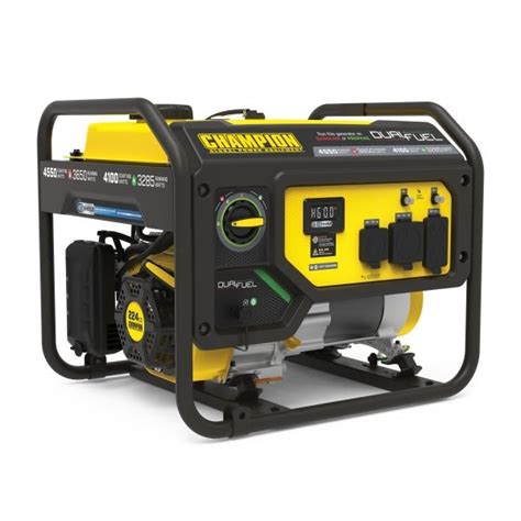 Champion 3650 Watt Dual Fuel Portable Generator With Co Shield HD Supply