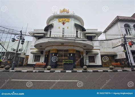 Art Deco Building The Majestic Bioscope Bandung Editorial Photo Image