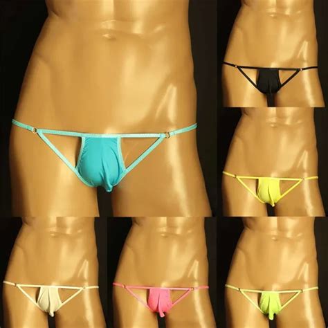 SOUS V TEMENTS SEXY POUR Hommes See Through G String Bikini String