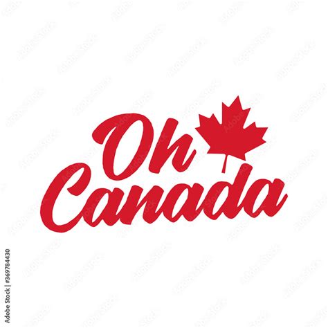 canada north america vector text illustration background stock