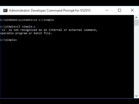 Run C Program In Command Prompt YouTube