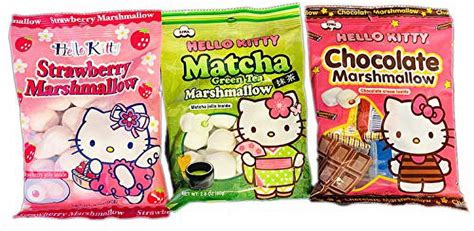 Hello Kitty Marshmallow Candy Hello Kitty Candy Strawberry Chocolate