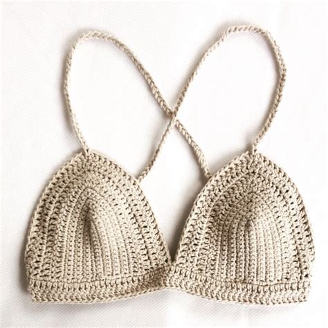 Athena Crochet Bralette Bikini Top Etsy