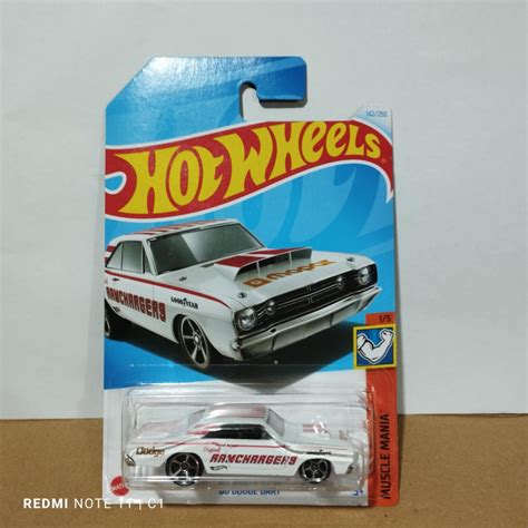 Hot Wheels 68 Dodge Dart White Muscle Mania Series Card NOT MINT Shopee Philippines