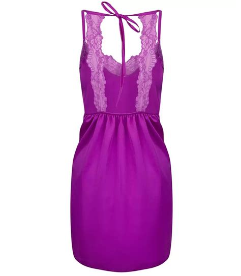 Lingerie Satin Lace Mini Dress Tha Agrafka