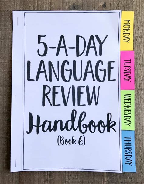 6th Grade Daily Language Spiral Review • Teacher Thrive