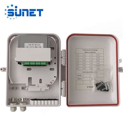 Fully Loaded Wall Mount Type Port Ftth Fiber Optic Access Terminal