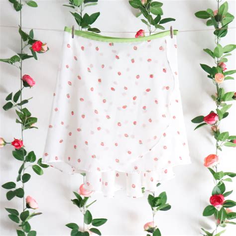 Strawberry Ballet Wrap Skirt Vivace Dancewear