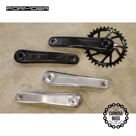 【FORMOSA】MTB アルミクランク Polished Silver | 【CARNOSA BIKES】マウンテンバイク&BMX 自転車ショップ