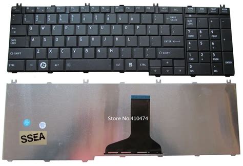 Ssea New Laptop Us Keyboard For Toshiba Satellite C650 C655 L650 L655