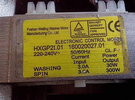 Двигатель (мотор) WELLING HXGP2I.01 для стиральных машин Indesit ...