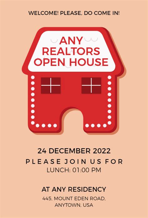 Example Of Open House Invitation