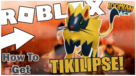 How To Get Tikilipse In Loomian Legacy Roblox Youtube