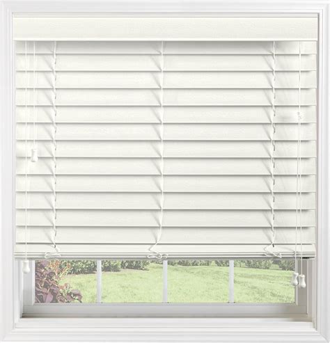 Bali Blinds Custom Faux Wood 2 Corded Blinds With Cord