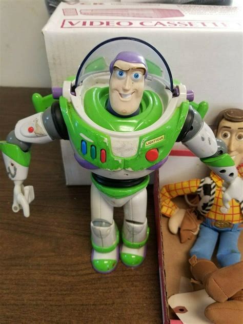 Buzz Lightyear And Woody Toy Story Thinkway Disney Pixar Action Figures Lot 3833991729