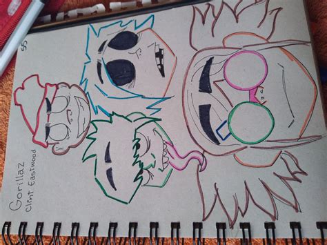 gorillaz members cartoon 6