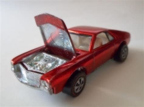 Vintage Redline Hot Wheels Custom Amx Mattel Inc Usa Red Beauty