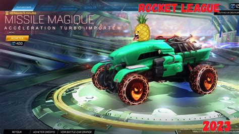 NEW MISSILE MAGIQUE AUTO BOUTIQUE 28 MAI 2023 ROCKET LEAGUE ITEM SHOP