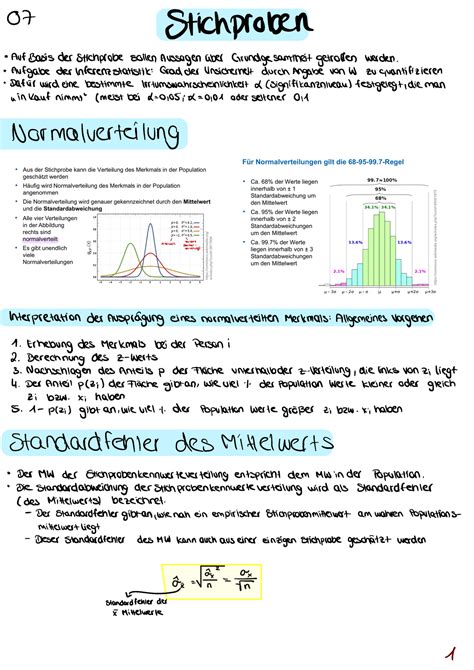 07 Stichproben Wintersemester Statistik Grundlagen 07 Stichproben