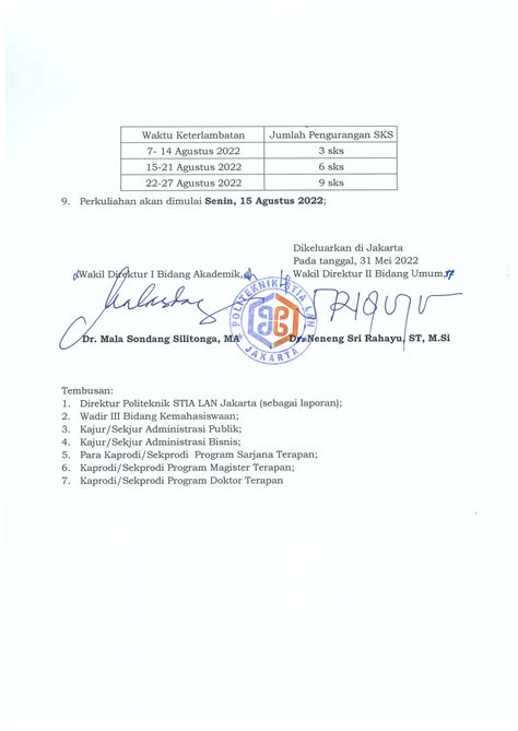 Pengumuman Jadwal Pembayaran Spp Pengambilan Sks Perkuliahan Semester Gasal 20222023