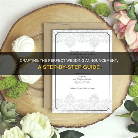 crafting  perfect wedding announcement  step  step guide