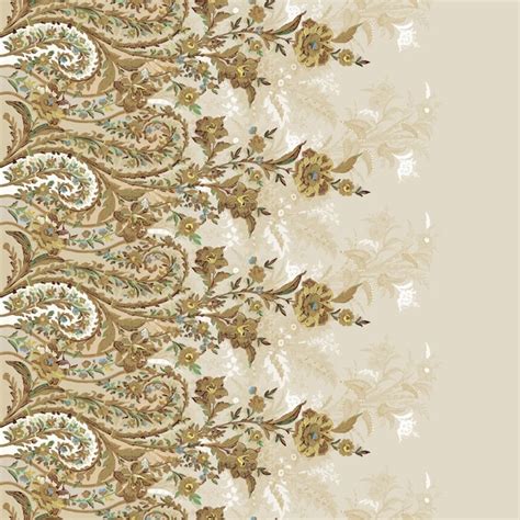 Premium Vector Bandana Pattterb Design Beige Background