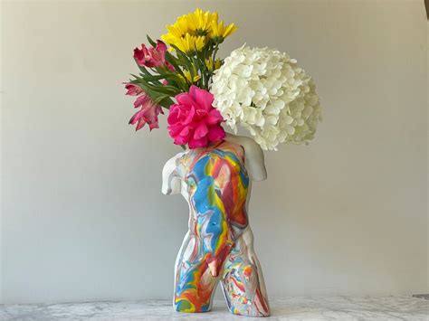 Nude Torso Vase Sculpture Male Figure Vessel Erotic Ikebabna Etsy