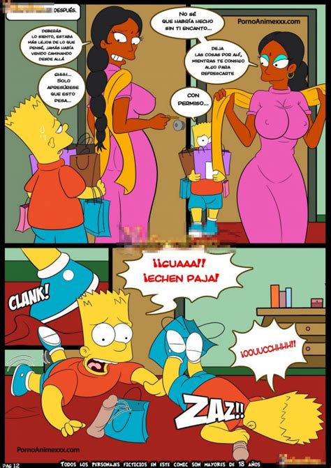 Bart Chantajea Y Se Folla A La Esposa De Apu Por El Ano Los Simpson