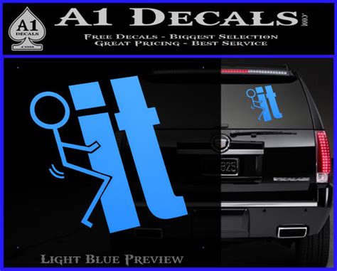 Fuck It Decal Sticker RT A1 Decals