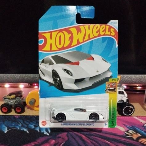 HOT WHEELS Putih 風火輪蘭博基尼 Sesto Elemento 白色 蝦皮購物