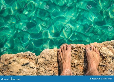 Naked Human Barefoot On Fluo Neon Painted Floor At Beach Party Stock Image CartoonDealer