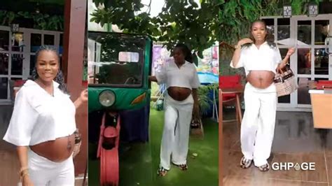 I Will Fear No Evil Mzbel Says As She Walks And Flaunts Naked Pregnant Belly In Public GhPage