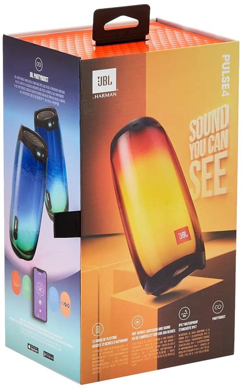 Jbl Pulse 4 Wireless Portable Bluetooth Speaker With Customizable