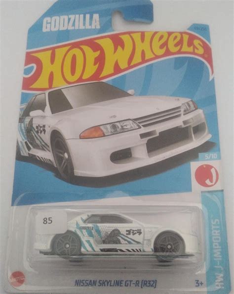 Hot Wheels Nissan Skyline Gt R R Godzilla White Lazada Indonesia
