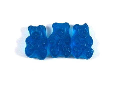 Blue Raspberry Gummy Bears - Gummies - Chocolates & Sweets - Nuts.com