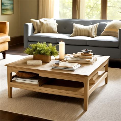 Premium AI Image | Weekend Bliss Coffee Table Delights