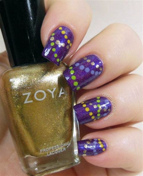 Fantastic Mardi Gras Nail Art Ideas Mardi Gras Nails Festive