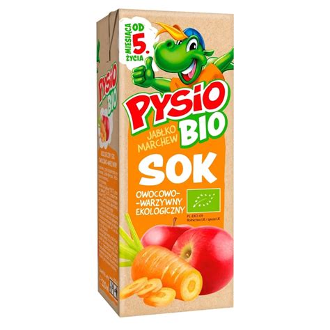 Pysio Bio Sok Owocowo Warzywny Ekologiczny Jab Ko Marchew Od