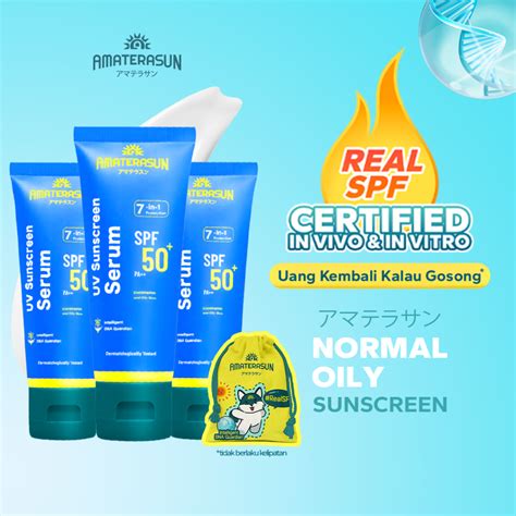 Jual Certified In Vivo Amaterasun Pcs Uv Sunscreen Serum Spf