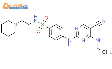 389605 16 7 Benzenesulfonamide 4 5 Cyano 4 Ethylamino 2 Pyrimidinyl