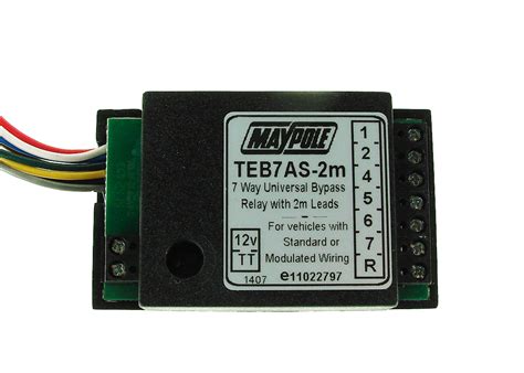 Maypole Relay 15a 7 Way Bypass 2 Metre Teb7as 2m Bk Mp3877b2m John Coopers