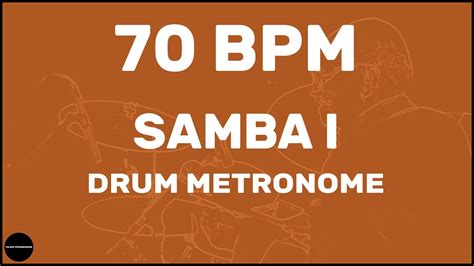 Samba Drum Metronome Loop 70 BPM YouTube