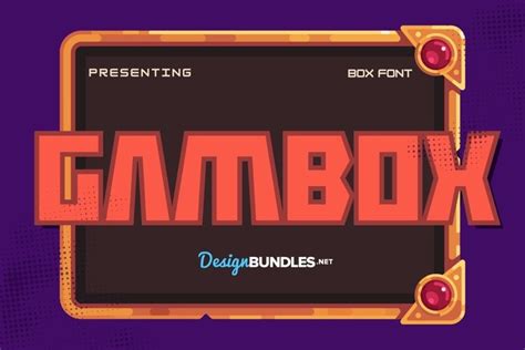 Gambox Box Font
