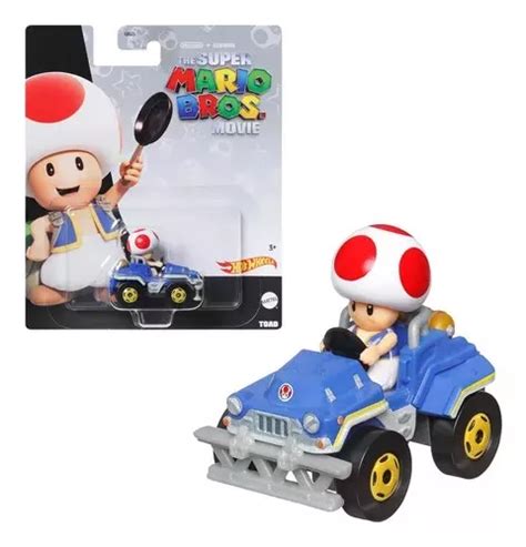 Carrinho Hot Wheels Super Mario Bros Toad Mattel Gbg MercadoLivre