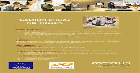 GestiÓn Eficaz Del Tiempo Modus Consulting · Dominar Las Técnicas