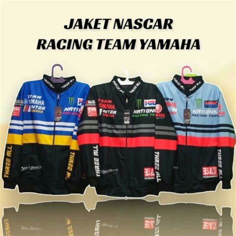 Jual Jaket Nascar Team Yamaha Honda Suzuki Jaket Motor Jaket Racing