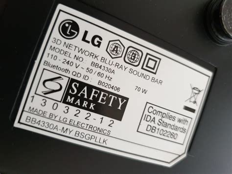 LG BB4330A soundbar with wireless subwoofer, Audio, Soundbars, Speakers ...