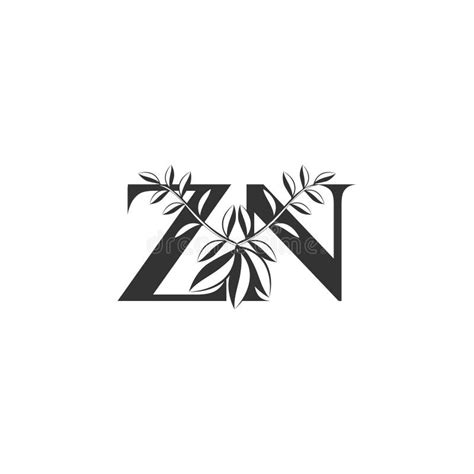 Buchstaben Logo Zn Nz Und N Vektor Abbildung - Illustration von ...